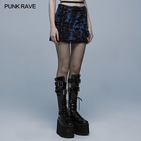 Goth decadent knitted skirt