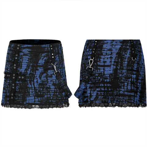 Goth decadent knitted skirt