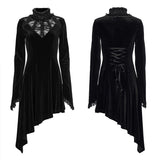 Gothic asymmetric dress