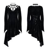 Gothic asymmetric dress