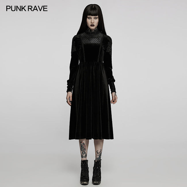 2022 Goth velvet dress