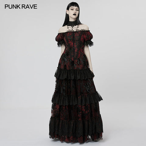 Goth Gorgeous Print Dress