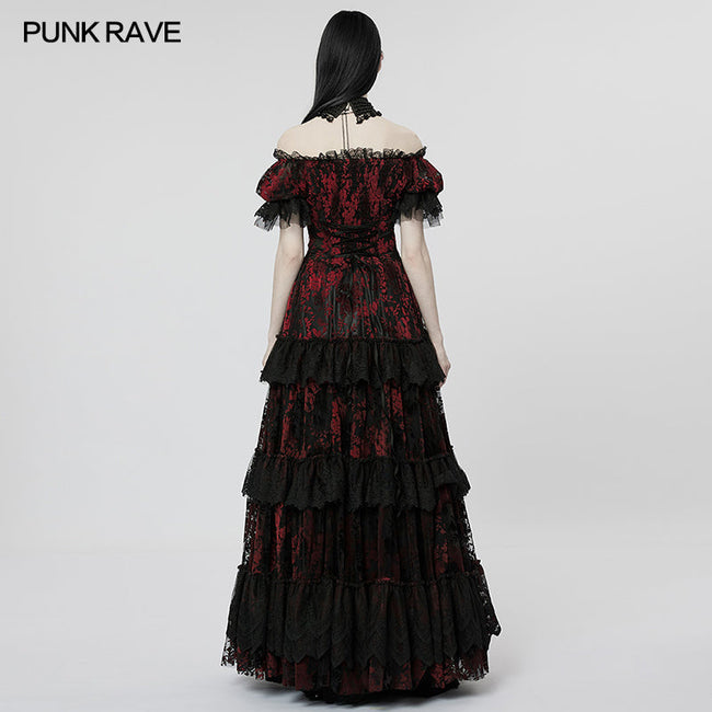 Goth Gorgeous Print Dress