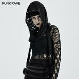 Gothic hooded scarf