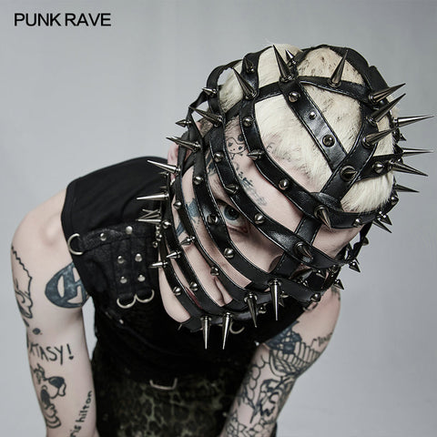 Punk Pointed Cone Head Cover