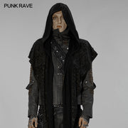 Post-apocalyptic style hooded scarf