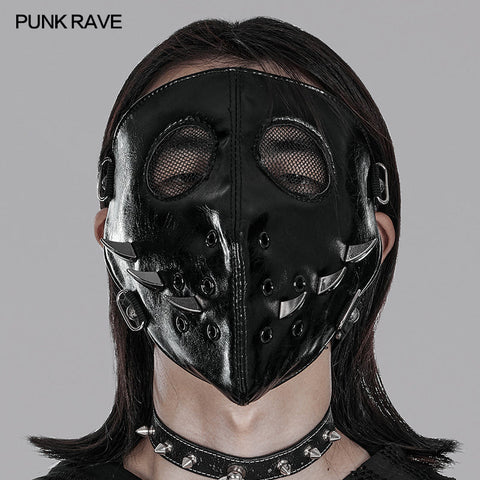 Punk personalized PU facial mask