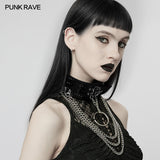 Punk wild python grain choker