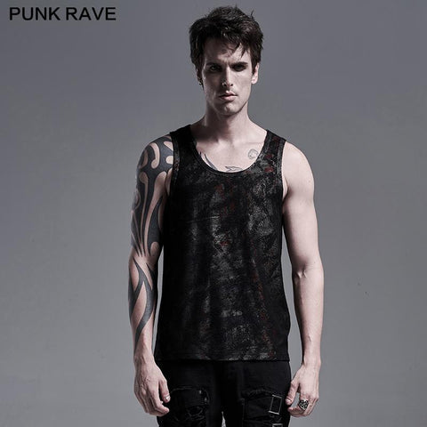 PUNK printed vest