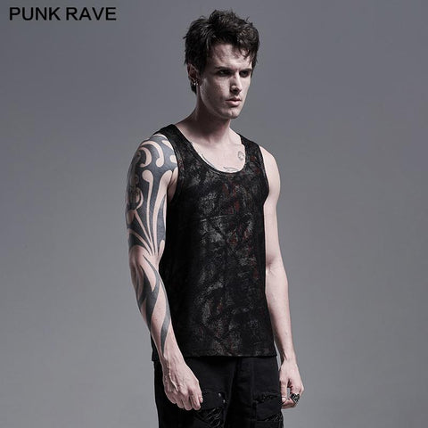 PUNK printed vest