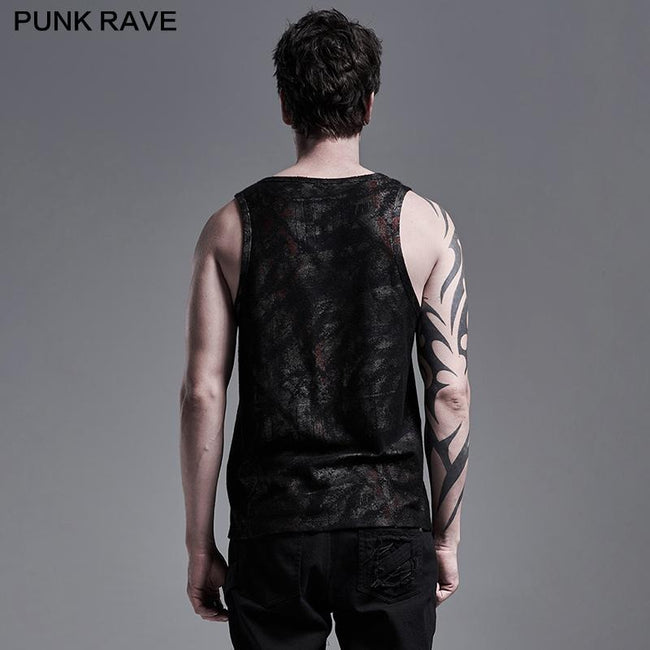 PUNK printed vest