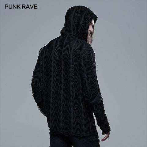 Goth Loose Knit Hoodie