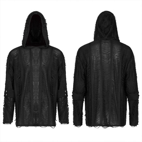 Goth Loose Knit Hoodie