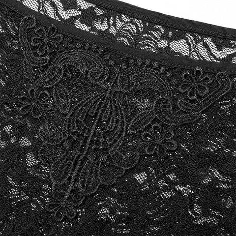 Gothic perspective lace blouse