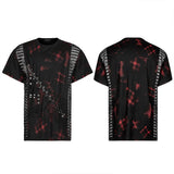 Punk Loose Printing Short Sleeves T-shirt