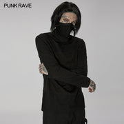 Goth one-piece masked long sleeve T-shirt