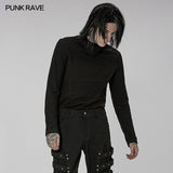 Goth one-piece masked long sleeve T-shirt