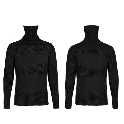 Goth one-piece masked long sleeve T-shirt