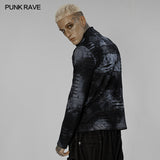Goth one-piece masked long sleeve T-shirt