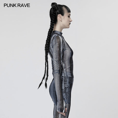 The Post-apocalyptic Techwear Tight Mesh T-shirt