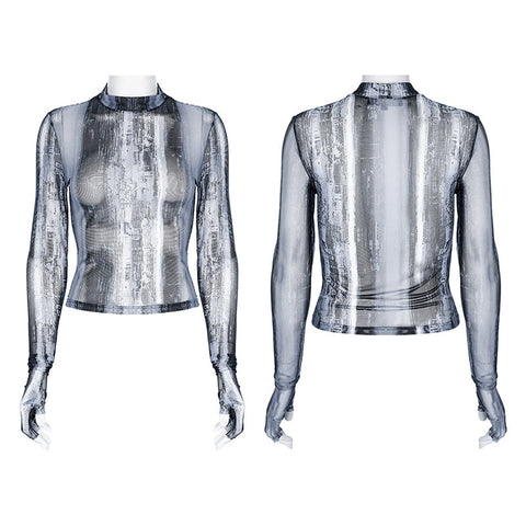 The Post-apocalyptic Techwear Tight Mesh T-shirt