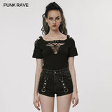 Punk woven T-shirt