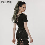 Punk woven T-shirt