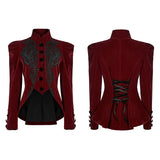 Red Velvet Elegant Gothic Vampire jacket