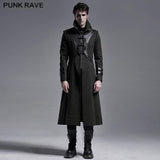 Handsome punk military jacket