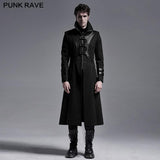 Handsome punk military jacket