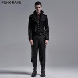 Gothic ornate multilayer collar coat