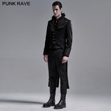 Gothic ornate multilayer collar coat
