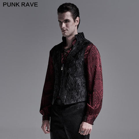 Gothic Gorgeous Jacquard Short vest
