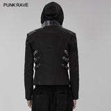 Punk tie-dyed short coat