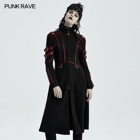 Punk Casual Mid Length Coat