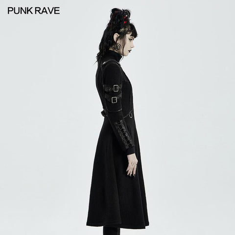 Punk Casual Mid Length Coat