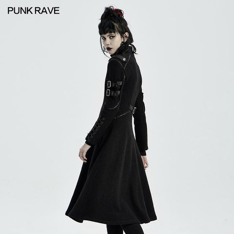 Punk Casual Mid Length Coat