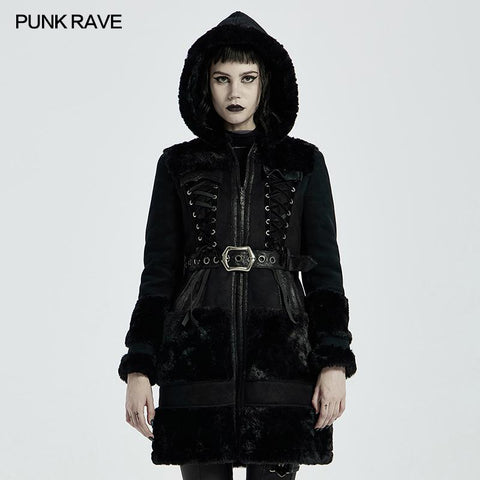 Goth Thick Woolen Coat