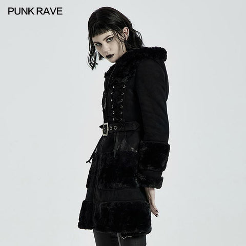 Goth Thick Woolen Coat