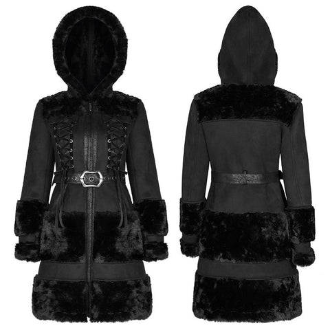 Goth Thick Woolen Coat