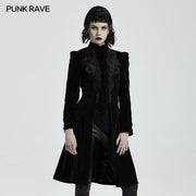 Goth Mid Length Coat