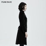 Goth Mid Length Coat