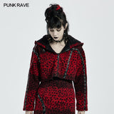 Punk Leopard Short Coat
