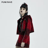 Punk Leopard Short Coat