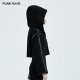 Punk Leopard Short Coat
