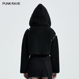 Punk Leopard Short Coat