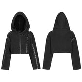 Punk Leopard Short Coat