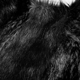 Punk Black Stripe Woollen Coat