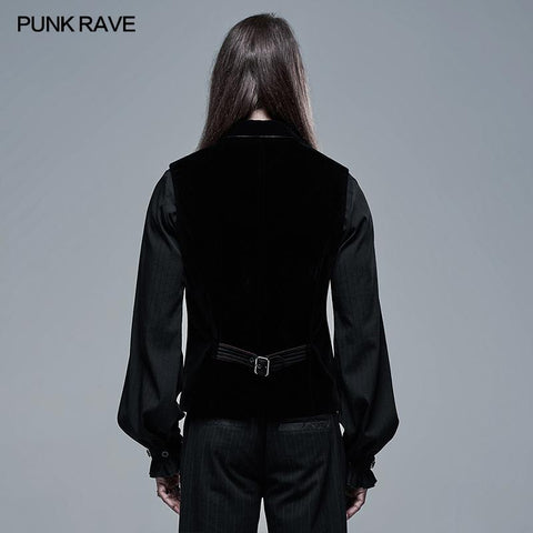 2021 Goth Striped Vest