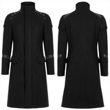 Goth Simple Woollen Cloth Jacket